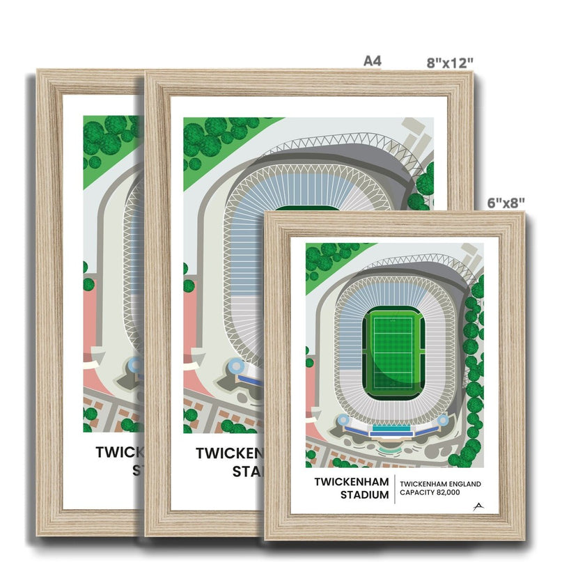 Twickenham Stadium Framed Print |Fine art | Prodigi | Absolute Rugby