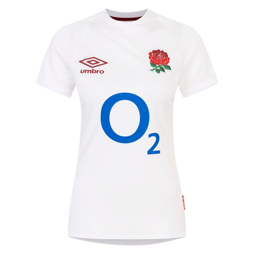 Umbro Junior England Rugby Home Replica Jersey 23/24 - White |Kids Replica Jersey | Umbro RFU | Absolute Rugby