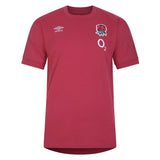 Umbro Men's England Rugby Leisure T-Shirt 23/24 - Red |T-Shirt | Umbro RFU | Absolute Rugby