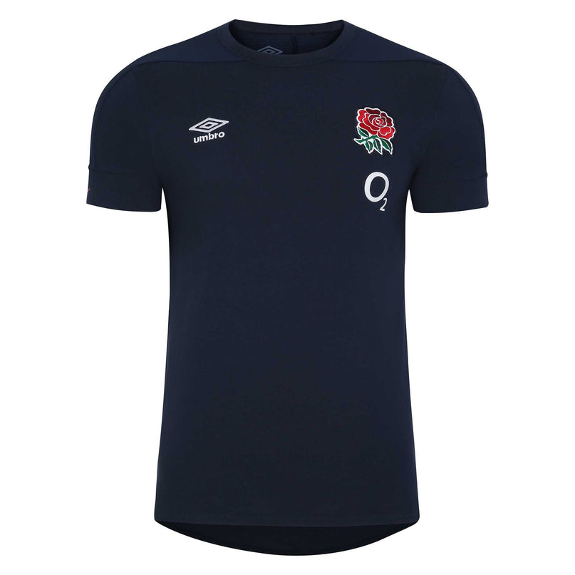 Umbro Men's England Rugby Presentation T-Shirt 23/24 - Navy |Polo Shirt | Umbro RFU | Absolute Rugby