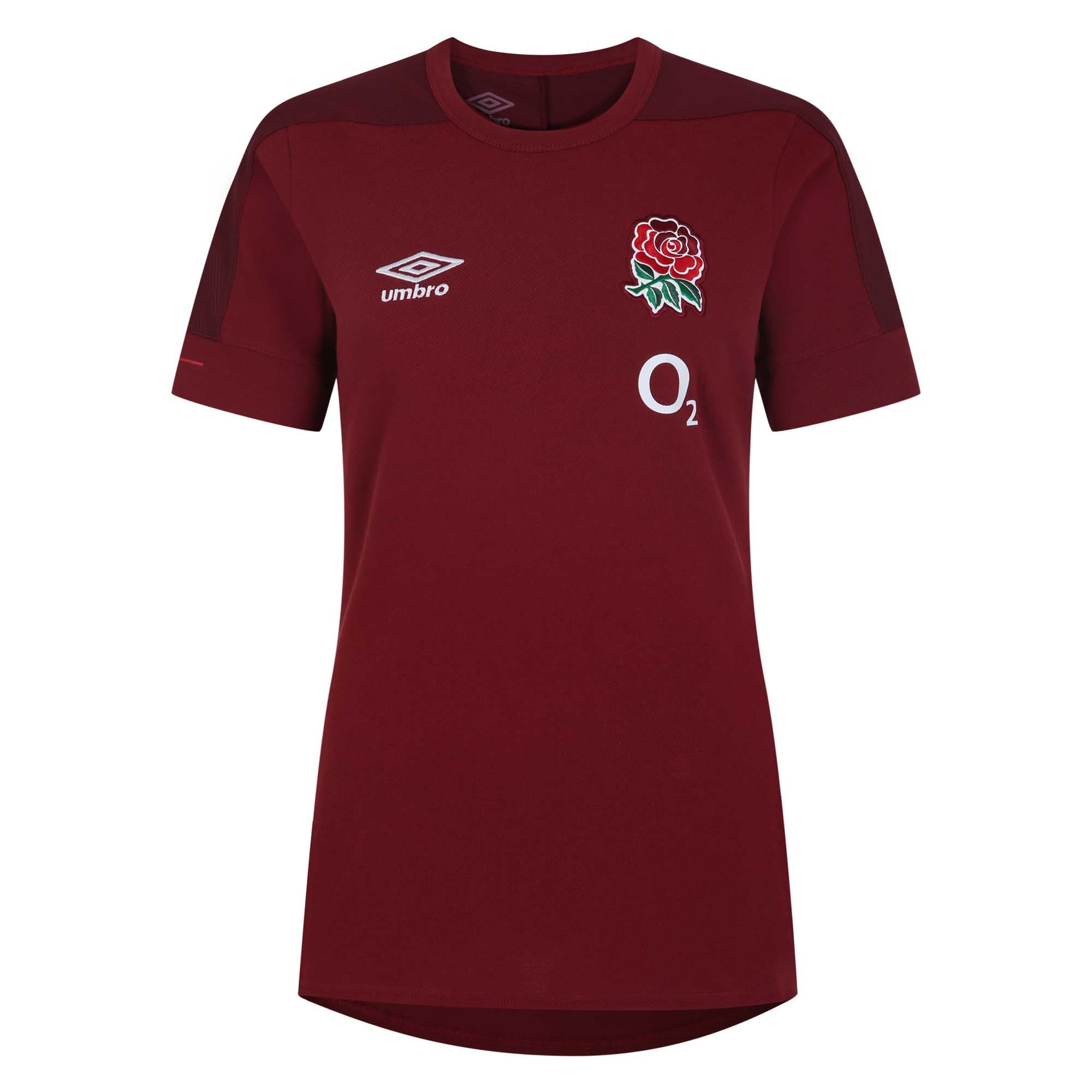Umbro Men's England Rugby Presentation T-Shirt 23/24 Red