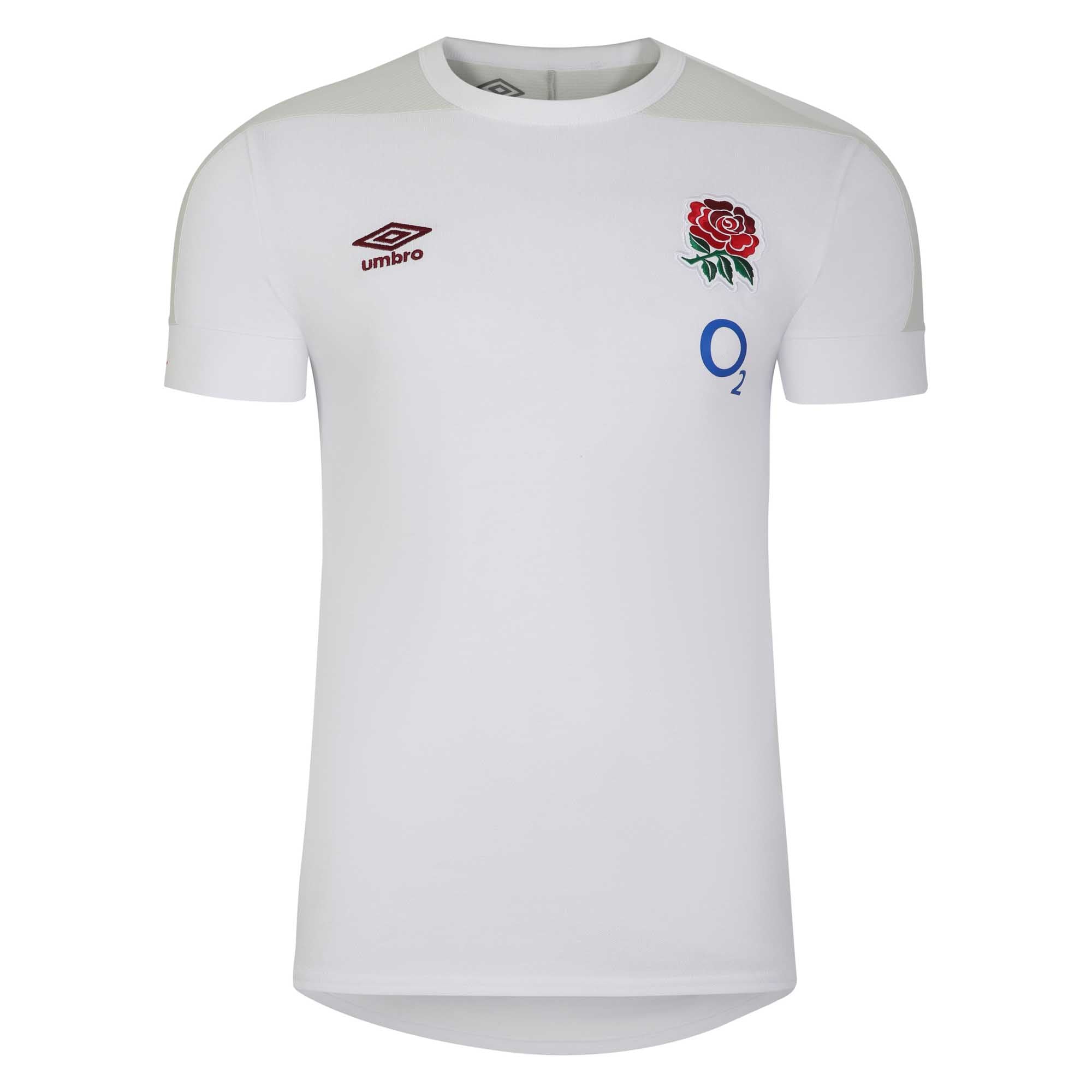 Umbro Men's England Rugby Presentation T-Shirt 23/24 White