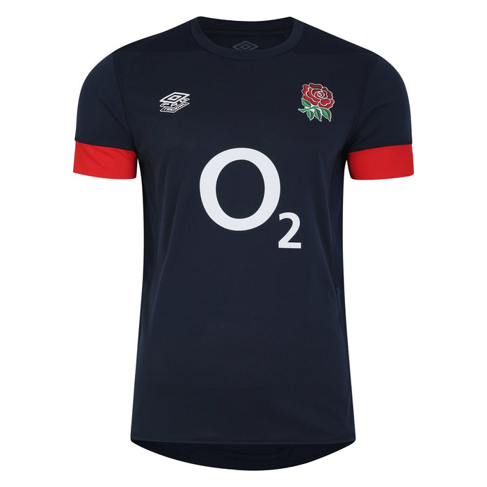 Umbro Men's England Rugby Relaxed Training Jersey 23/24 - Navy |Training Jersey | Umbro RFU | Absolute Rugby