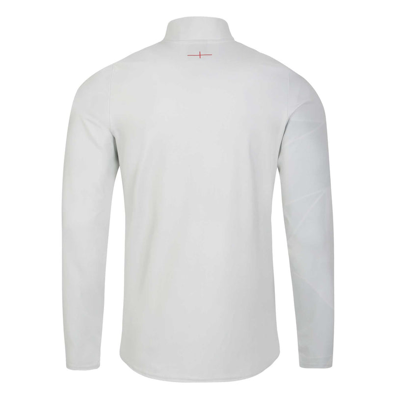 Umbro Men's England Rugby Warm Up Mid Layer 23/24 - White |Outerwear | Umbro RFU | Absolute Rugby