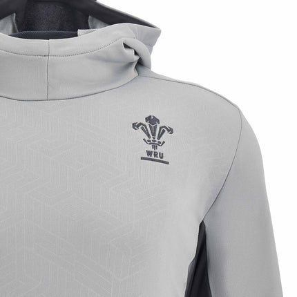 Wales Rugby Kids Travel Hoody 22/23 |Kids Hoody | Macron WRU | Absolute Rugby