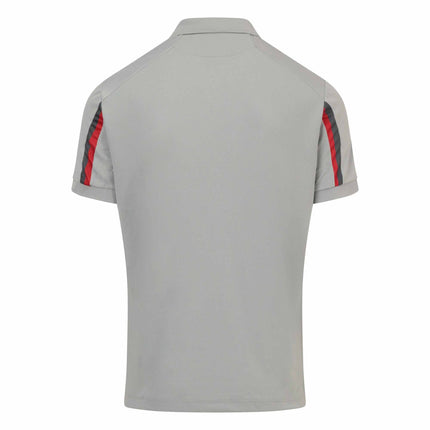 Wales Rugby Travel Poly Polo 22/23 - Grey |Polo Shirt | Macron WRU | Absolute Rugby