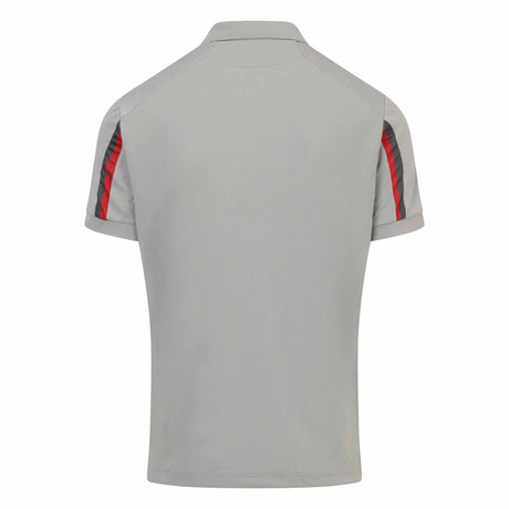 Wales Rugby Travel Poly Polo 22/23 - Grey |Polo Shirt | Macron WRU | Absolute Rugby