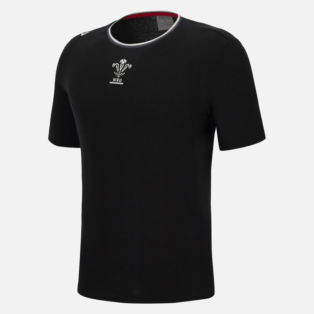 Wales Rugby Travel T-Shirt 22/23 - Black – Absolute Rugby